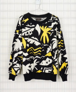 90er Jahre Sommer Pulli mit Print