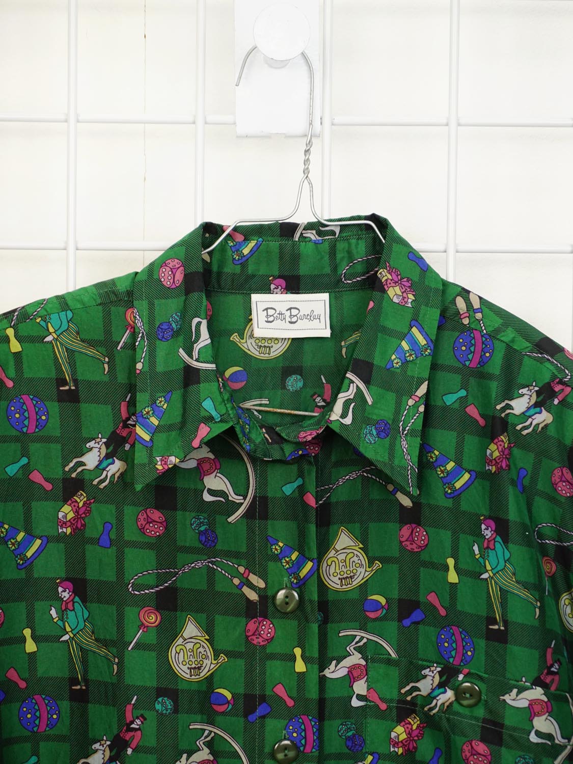 80er Jahre Bluse Betty Barclay Größe 40 – Bild 2