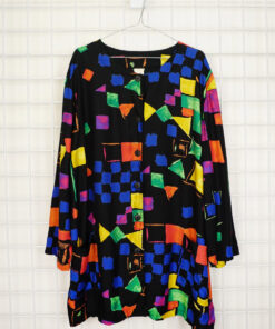 Bunte langarm Sommerjacke Oversized