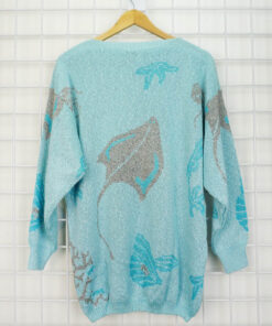 Alternative view of 80er Jahre Pullover "Ocean" Gr. 44