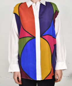 Seidenbluse "Colors" Größe M